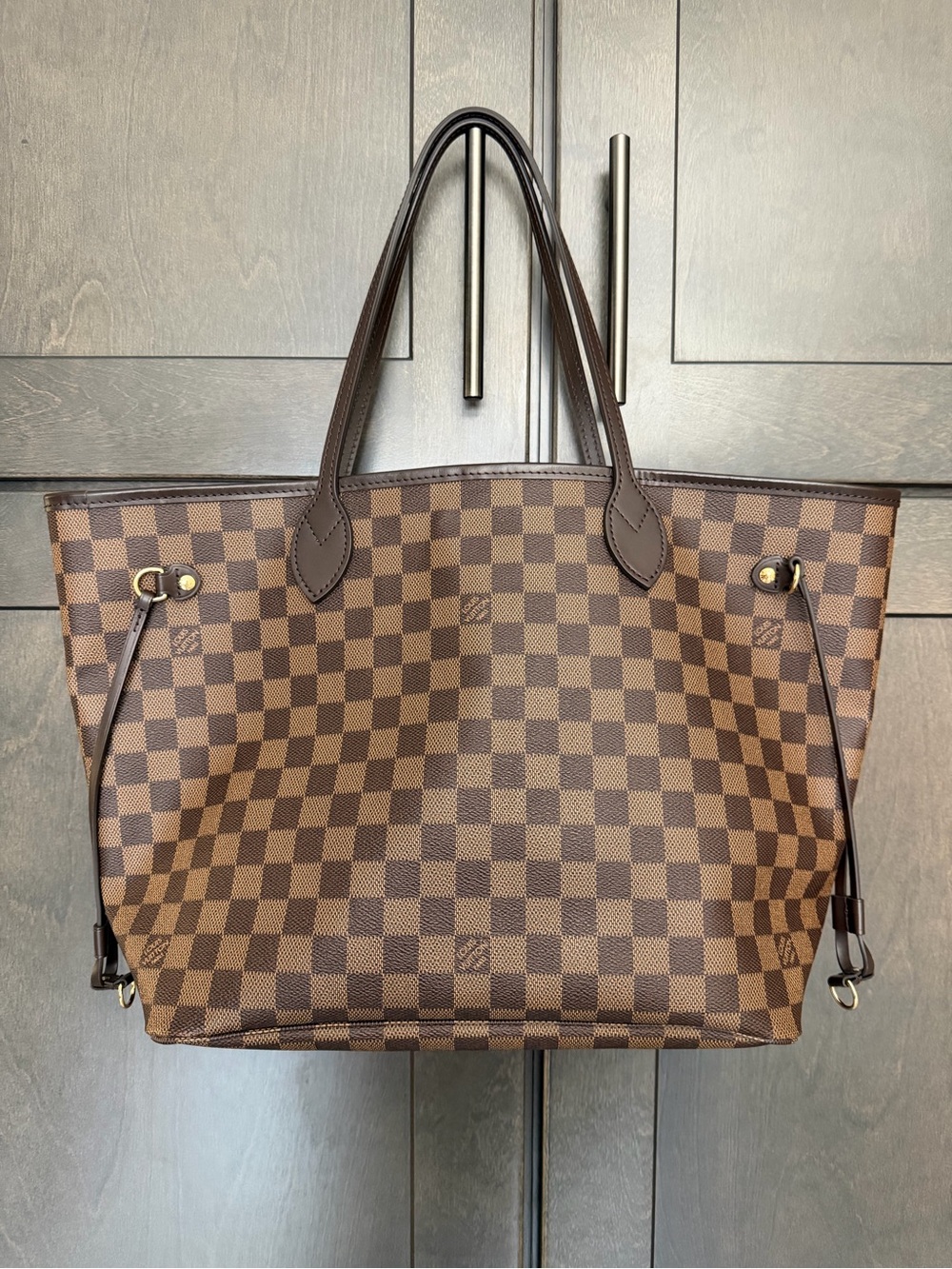 Louis Vuitton Brown Damier Ebene Neverfull Tote - Picture 6 of 13